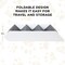 Arf Pets Wood Dog Stairs, 4 Levels Height Adjustment Wide Pet Steps, Foldable, White APSTPSWH - alternate 5